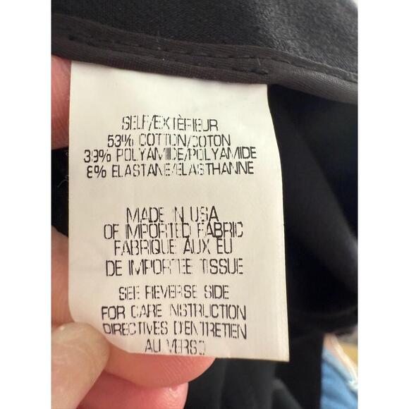 Theory Trousers Womens Size 2 Black Belisa 2 Neo Twill Tailored Fit Classic Chic - Picture 7 of 8